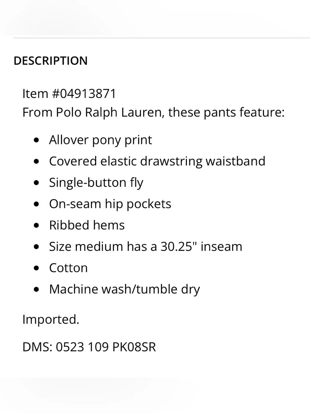 Polo by Ralph Lauren Navy All-Over Logo Joggers for Men size XL